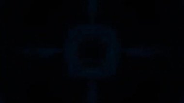 Gelecekçi Siberpunk VJ Döngü Neon Tüneli 