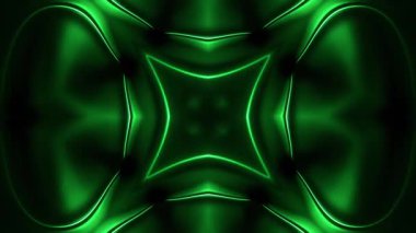 Gelecekçi Siberpunk VJ Döngü Neon Tüneli 