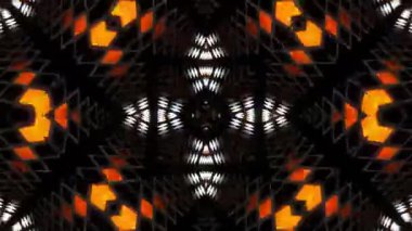 Gelecekçi Siberpunk VJ Döngü Neon Tüneli 