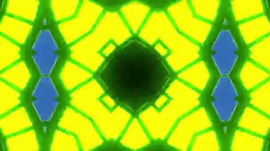 Gelecekçi Siberpunk VJ Döngü Neon Tüneli 