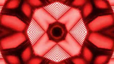 Gelecekçi Siberpunk VJ Döngü Neon Tüneli 