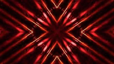 Gelecekçi Siberpunk VJ Döngü Neon Tüneli 