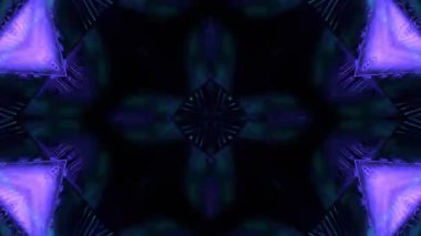 Gelecekçi Siberpunk VJ Döngü Neon Tüneli Girdabı ve Arıza Parçacıkları