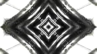 Gelecekçi Siberpunk VJ Döngü Neon Tüneli Girdabı ve Arıza Parçacıkları