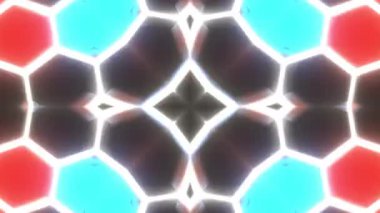 Gelecekçi Siberpunk VJ Döngü Neon Tüneli Girdabı ve Arıza Parçacıkları