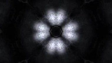 Gelecekçi Siberpunk VJ Döngü Neon Tüneli Girdabı ve Arıza Parçacıkları