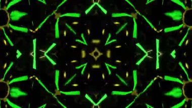 Gelecekçi Siberpunk VJ Döngü Neon Tüneli Girdabı ve Arıza Parçacıkları