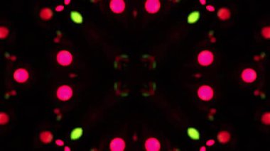 Gelecekçi Siberpunk VJ Döngü Neon Tüneli Girdabı ve Arıza Parçacıkları