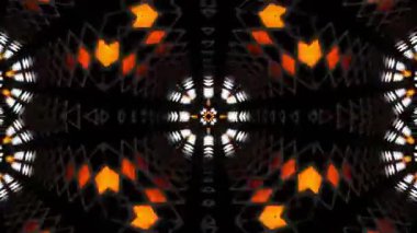 Gelecekçi Siberpunk VJ Döngü Neon Tüneli Girdabı ve Arıza Parçacıkları