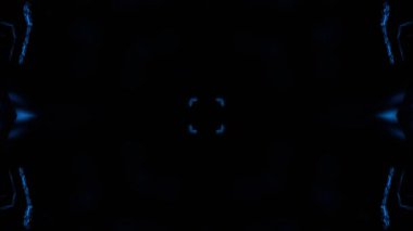 Gelecekçi Siberpunk VJ Döngü Neon Tüneli Girdabı ve Arıza Parçacıkları