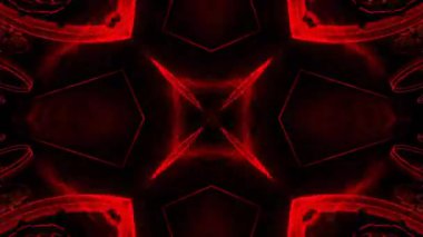 Gelecekçi Siberpunk VJ Döngü Neon Tüneli Girdabı ve Arıza Parçacıkları