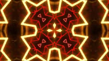 Gelecekçi Siberpunk VJ Döngü Neon Tüneli Girdabı ve Arıza Parçacıkları