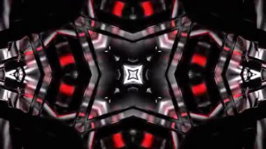 Gelecekçi Siberpunk VJ Döngü Neon Tüneli Girdabı ve Arıza Parçacıkları