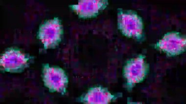 Işık efektli soyut fraktal arkaplan