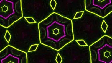 Işık efektli soyut fraktal arkaplan