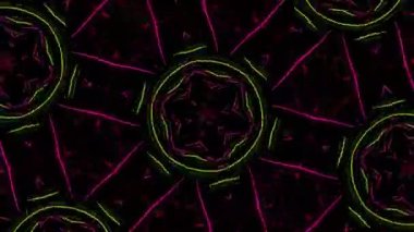 Işık efektli soyut fraktal arkaplan