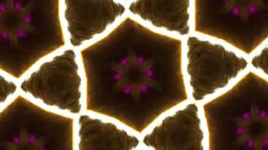 Işık efektli soyut fraktal arkaplan