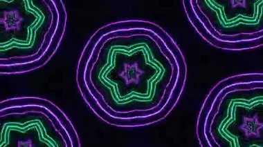 Işık efektli soyut fraktal arkaplan