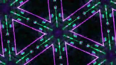 Işık efektli soyut fraktal arkaplan