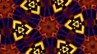 Işık efektli soyut fraktal arkaplan