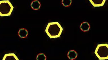 Işık efektli soyut fraktal arkaplan