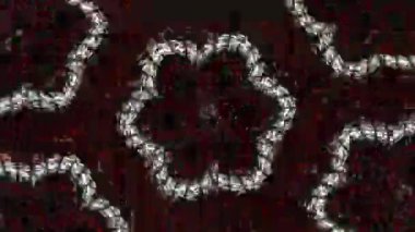 Işık efektli soyut fraktal arkaplan