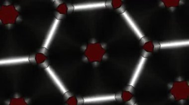 Işık efektli soyut fraktal arkaplan