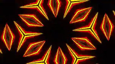 Işık efektli soyut fraktal arkaplan