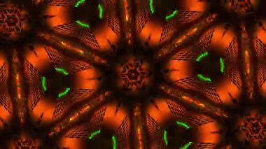 Işık efektli soyut fraktal arkaplan