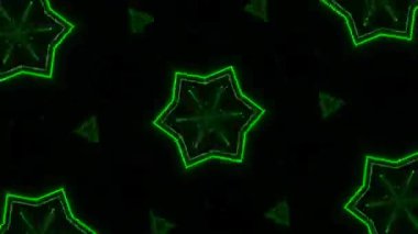 Işık efektli soyut fraktal arkaplan