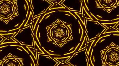 Işık efektli soyut fraktal arkaplan