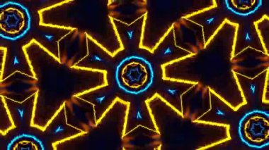 Işık efektli soyut fraktal arkaplan