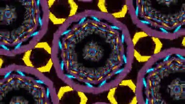 Işık efektli soyut fraktal arkaplan