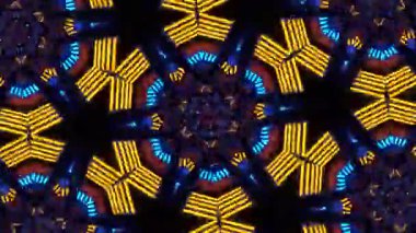 Işık efektli soyut fraktal arkaplan