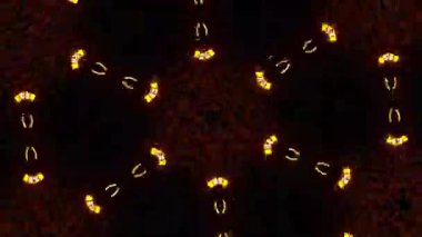 Işık efektli soyut fraktal arkaplan