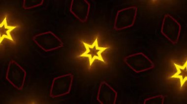 Işık efektli soyut fraktal arkaplan