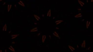 Işık efektli soyut fraktal arkaplan