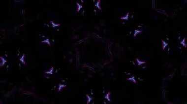 Işık efektli soyut fraktal arkaplan