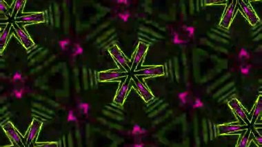 Işık efektli soyut fraktal arkaplan