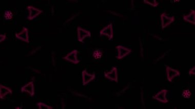 Işık efektli soyut fraktal arkaplan