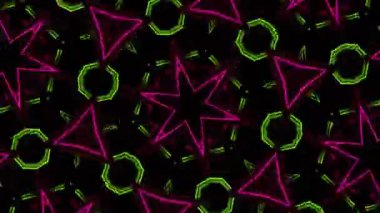 Işık efektli soyut fraktal arkaplan