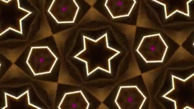 Işık efektli soyut fraktal arkaplan