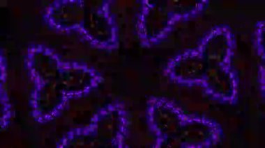 Işık efektli soyut fraktal arkaplan