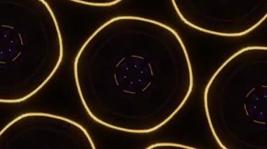 Işık efektli soyut fraktal arkaplan