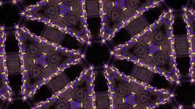 Işık efektli soyut fraktal arkaplan