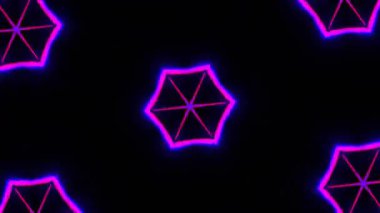 Işık efektli soyut fraktal arkaplan