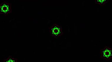 Işık efektli soyut fraktal arkaplan