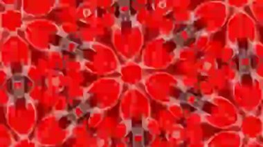 Işık efektli soyut fraktal arkaplan