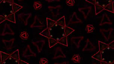 Işık efektli soyut fraktal arkaplan