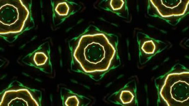 Işık efektli soyut fraktal arkaplan